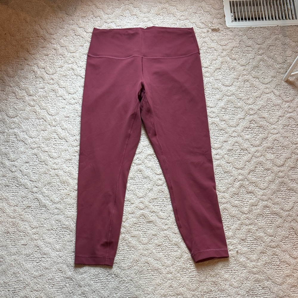 Lululemon Athletica Wunder Train High-Rise Leggings - Mauve